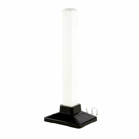 Vestil White Semi-Permanent Barrier Post SPR-POST-W